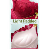 Soft Lace Women Bra Flower Style Comfortable Bra for Daily Wear
