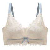 Soft Lace Women Bra Flower Style Comfortable Bra for Daily Wear
