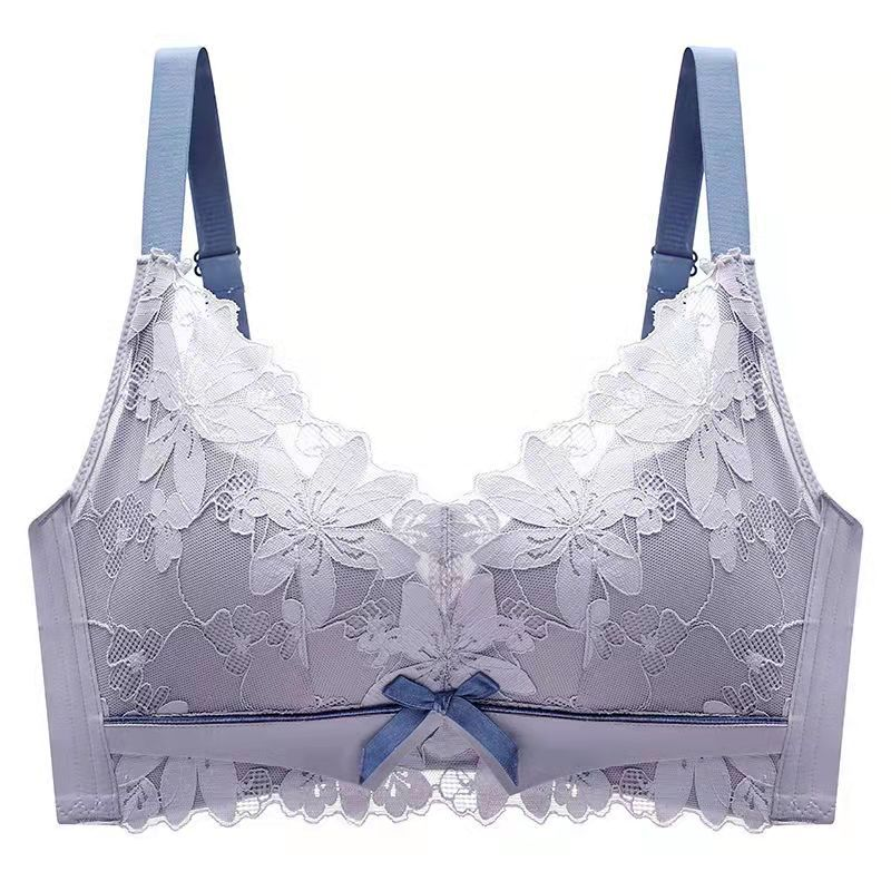 Soft Lace Women Bra Flower Style Comfortable Bra for Daily Wear