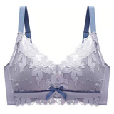 Soft Lace Women Bra Flower Style Comfortable Bra for Daily Wear