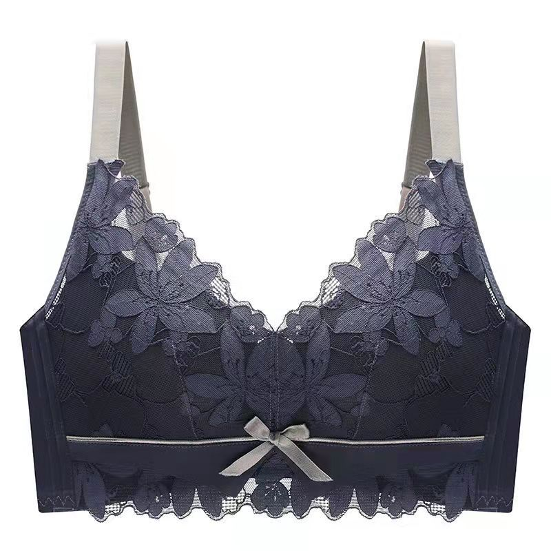 Soft Lace Women Bra Flower Style Comfortable Bra for Daily Wear