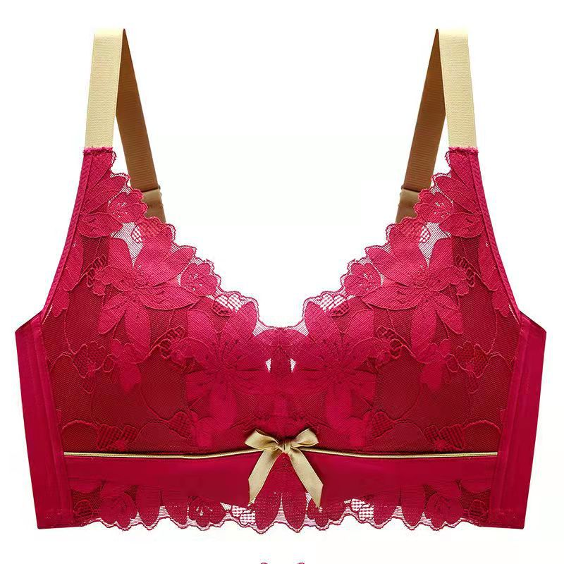 Soft Lace Women Bra Flower Style Comfortable Bra for Daily Wear