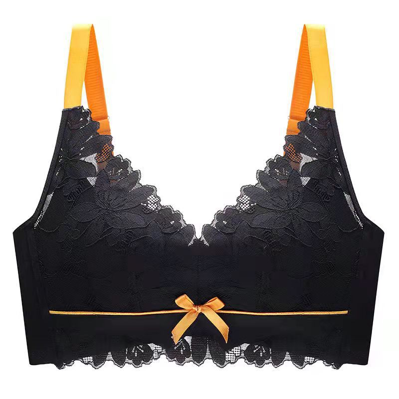 Soft Lace Women Bra Flower Style Comfortable Bra for Daily Wear