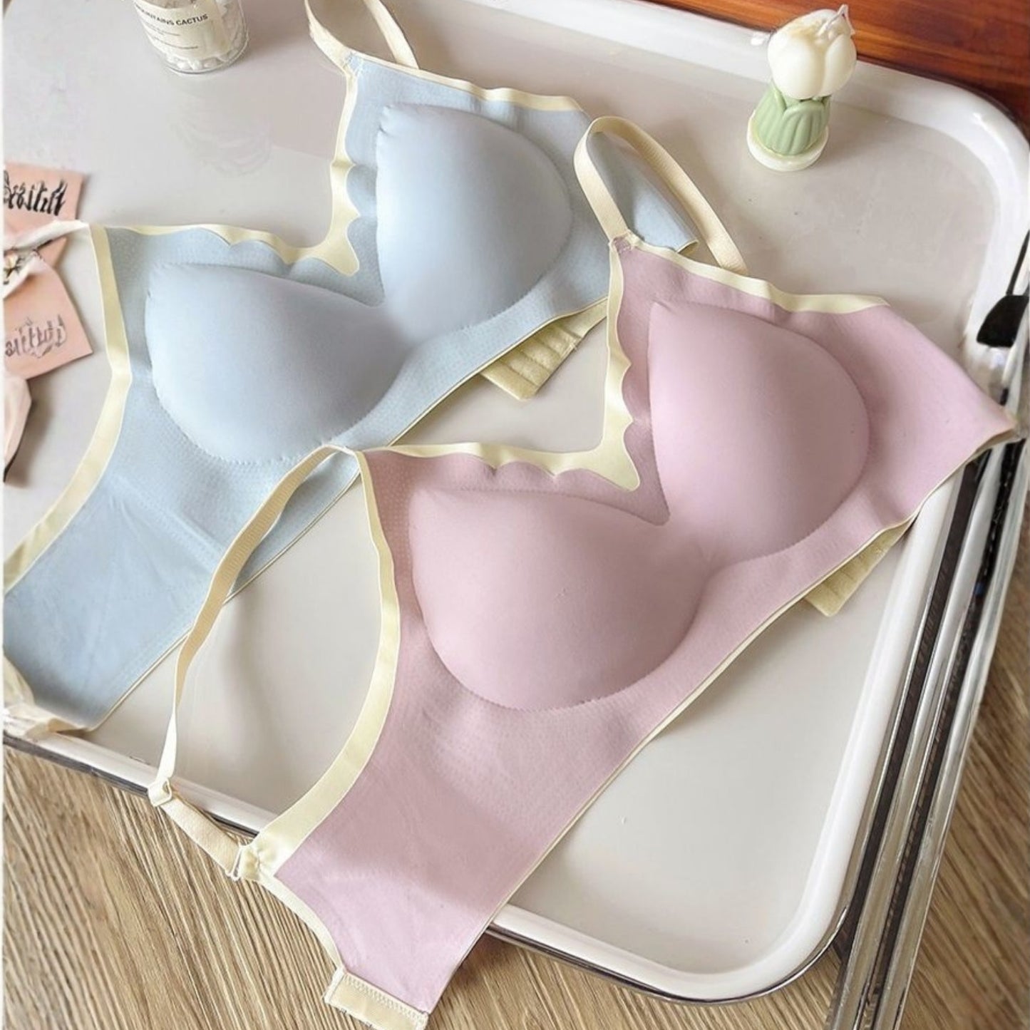Comfortable wire free bra
