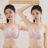 Comfortable wire free bra