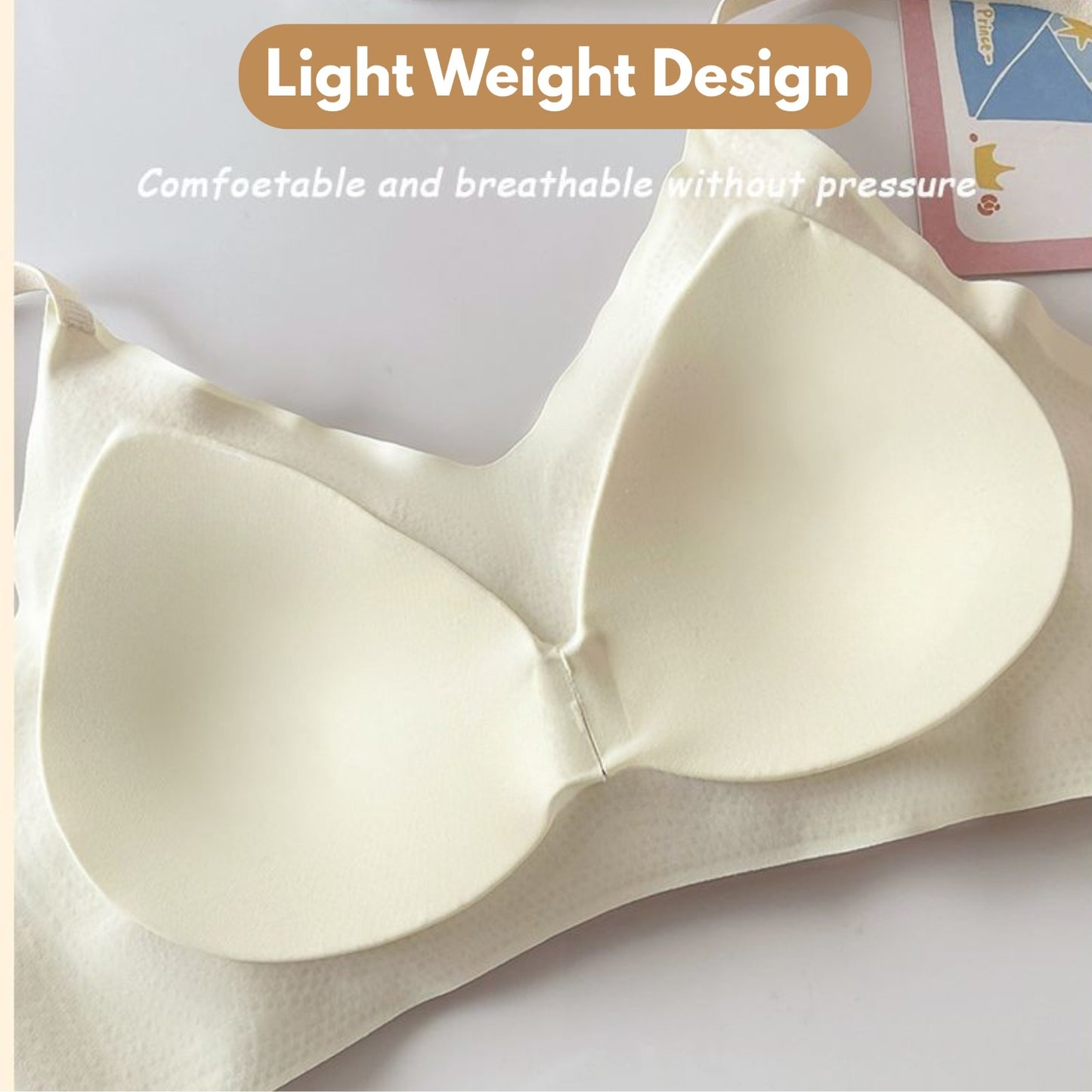 Comfortable wire free bra