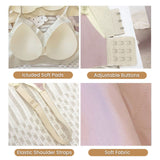 Comfortable wire free bra